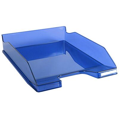 EXACOMPTA Linic OCTOCOLOR – Corbeille à courrier, bleu roi Transparent Glossy EXACOMPTA Linic OCTOCOLOR – Corbeille à courrier, bleu roi Transparent Glossy