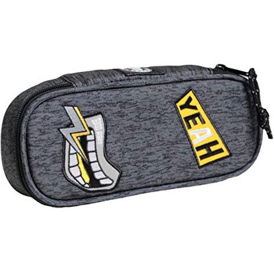 Seven Pot à Crayons Scolaire – Lip Pencil Bag – Invicta Gate – Gris – Organiseur intérieur Seven Pot à Crayons Scolaire – Lip Pencil Bag – Invicta Gate – Gris – Organiseur intérieur