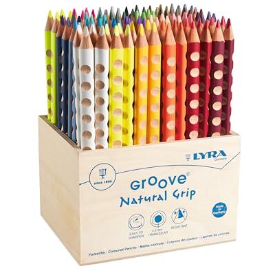 LYRA Groove Présentoir en bois 96 crayons de couleur LYRA Groove Présentoir en bois 96 crayons de couleur