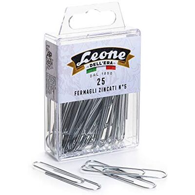 Dell 25 attaches galvanisées N°5-49 mm Boîte à accrocher Made in Italy Dell 25 attaches galvanisées N°5-49 mm Boîte à accrocher Made in Italy