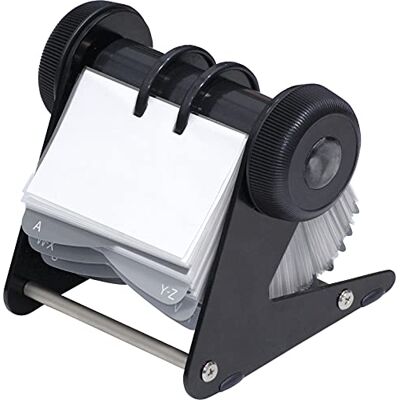 DONAU 1394001PL-01 Carrousel rotatif pour 400 cartes de visite Noir DONAU 1394001PL-01 Carrousel rotatif pour 400 cartes de visite Noir