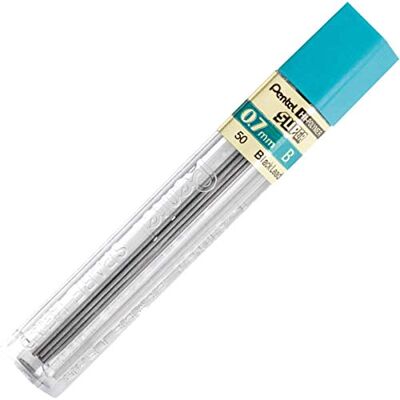 Pentel 50-B Lot de 12 Etuis de 12 mines 0,5 mm B pour porte-mines Pentel 50-B Lot de 12 Etuis de 12 mines 0,5 mm B pour porte-mines