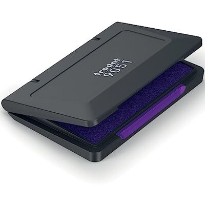 Trodat Tampon d'encre 9051 pour tampons encreur manuel, 90 x 50 mm, violet Trodat Tampon d'encre 9051 pour tampons encreur manuel, 90 x 50 mm, violet