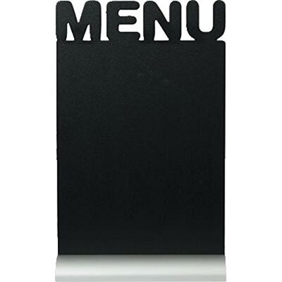SECURIT Silhouette Ardoise ''menu'' Socle en Aluminium Feutre-craie Inclus SECURIT Silhouette Ardoise ''menu'' Socle en Aluminium Feutre-craie Inclus