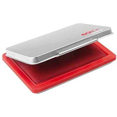 COLOP Tampon encreur Micro M1 rouge, avec boîtier en métal, 50 x 90 mm COLOP Tampon encreur Micro M1 rouge, avec boîtier en métal, 50 x 90 mm