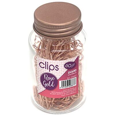 DOHE Clips métalliques (50 mm) — Rose Golden DOHE Clips métalliques (50 mm) — Rose Golden