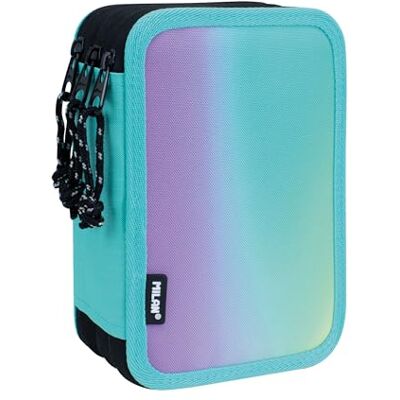 MILAN Plumier 3 étages avec contenu Sunset vert ® MILAN Plumier 3 étages avec contenu Sunset vert ®