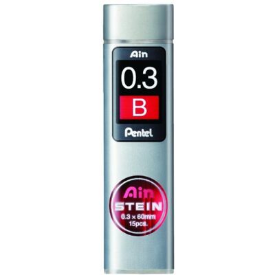 Pentel C273-B Etui de 15 Mines 0,3 mm B Pentel C273-B Etui de 15 Mines 0,3 mm B