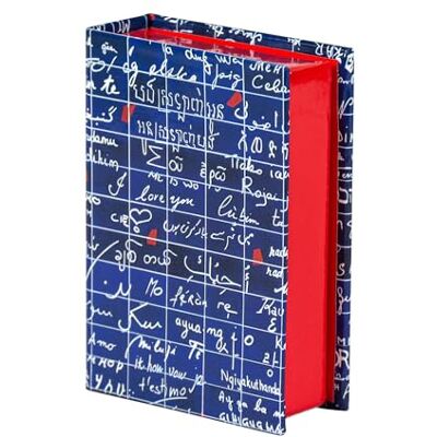 Clairefontaine 116327C Le Mur des Je t'aime, Petites boîtes rectangulaires 9,5x6,5x3 cm, ass. Clairefontaine 116327C Le Mur des Je t'aime, Petites boîtes rectangulaires 9,5x6,5x3 cm, ass.