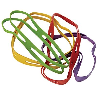 Alco -Albert 2766/1 Lot de 100 rubans croisés Couleurs assorties 100 x 11 mm Alco -Albert 2766/1 Lot de 100 rubans croisés Couleurs assorties 100 x 11 mm