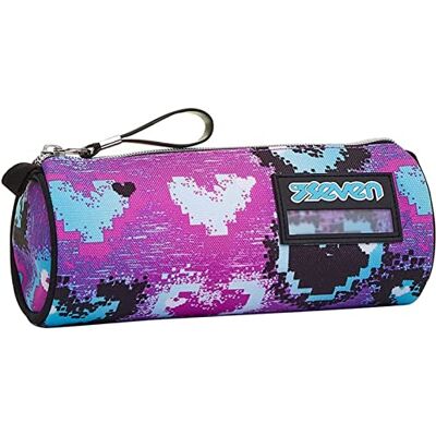 Seven Porte-stylos, Glossy Girl, multicolore, sachet scolaire primaire moyen et supérieur, multicolore, Taglia Unica, Moderne Seven Porte-stylos, Glossy Girl, multicolore, sachet scolaire primaire moyen et supérieur, multicolore, Taglia Unica, Moderne