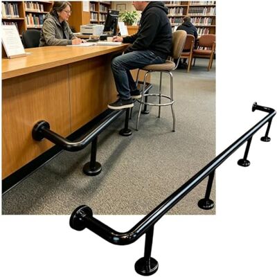 KJoBDwz Rail de pied de barre Repose-pieds de barre, repose-pieds d'intérieur en acier inoxydable for comptoir réception cuisine restaurant, 3,28 à 16,4 pieds KJoBDwz Rail de pied de barre Repose-pieds de barre, repose-pieds d'intérieur en acier inoxydable for comptoir réception cuisine restaurant, 3,28 à 16,4 pieds