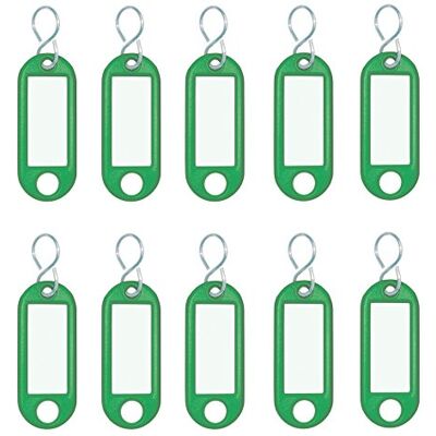 WEDO 262103400 Lot de 10 porte-clés en plastique WEDO 262103400 Lot de 10 porte-clés en plastique