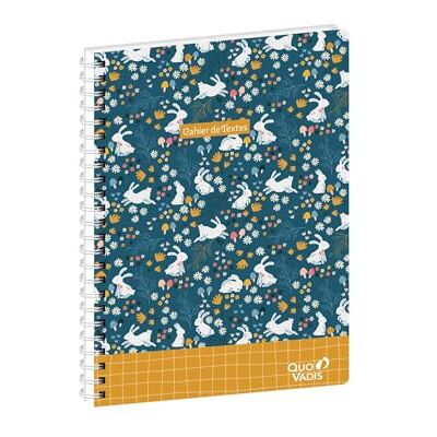 QUO VADIS Cahier de textes Spiralé Français Animascot Multicolore Journalier 15x21 cm Papier Clairefontaine blanc QUO VADIS Cahier de textes Spiralé Français Animascot Multicolore Journalier 15x21 cm Papier Clairefontaine blanc