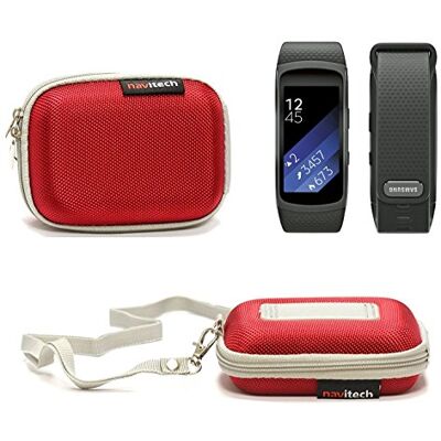 Navitech Housse étui Rouge Compatible avec Samsung Gear Fit 2 Navitech Housse étui Rouge Compatible avec Samsung Gear Fit 2