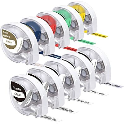 Phomemo P12/P12 Pro/LT12 Lot de 10 rubans d'étiquettes d'origine 12 mm x 4 Ruban satin/étiquettes à repasser/étiquettes en plastique Q5-FA231/Q5-R234/Q5-RN34/Q5-TB131/Q5-TB231/Q5-TB431/Q5-TBG31/Q5 Phomemo P12/P12 Pro/LT12 Lot de 10 rubans d'étiquettes d'origine 12 mm x 4 Ruban satin/étiquettes à repasser/étiquettes en plastique Q5-FA231/Q5-R234/Q5-RN34/Q5-TB131/Q5-TB231/Q5-TB431/Q5-TBG31/Q5
