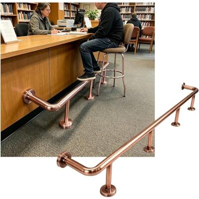 KJoBDwz Rail de pied de barre Repose-pieds de barre, repose-pieds d'intérieur en acier inoxydable for comptoir réception cuisine restaurant, 3,28 à 16,4 pieds KJoBDwz Rail de pied de barre Repose-pieds de barre, repose-pieds d'intérieur en acier inoxydable for comptoir réception cuisine restaurant, 3,28 à 16,4 pieds