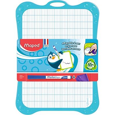 Maped Tableau blanc effaçable à sec avec porte-accessoires + stylo Maped Tableau blanc effaçable à sec avec porte-accessoires + stylo