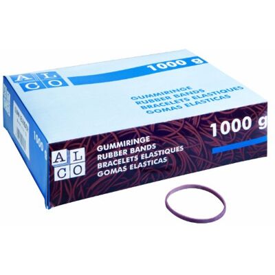 Alco 746 Élastiques de bureau Rouge Diamètre 85 mm 1 kg (Import Royaume Uni) Alco 746 Élastiques de bureau Rouge Diamètre 85 mm 1 kg (Import Royaume Uni)