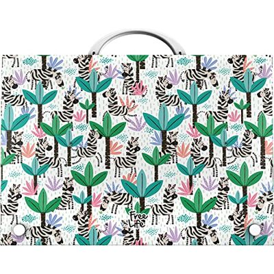 Grafoplás 37402440 Sacoche scolaire avec poignée en polypropylène Collection FreeLife Zebra Grafoplás 37402440 Sacoche scolaire avec poignée en polypropylène Collection FreeLife Zebra