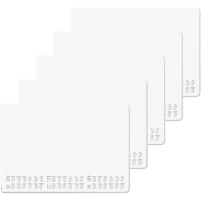 Sigel HO301/5 Lot de 5 sous-mains en papier, env. DIN A2, avec calendrier actuel de 3 ans, 30 feuilles, à pois, avec coins arrondis, végétalien, en papier durable Sigel HO301/5 Lot de 5 sous-mains en papier, env. DIN A2, avec calendrier actuel de 3 ans, 30 feuilles, à pois, avec coins arrondis, végétalien, en papier durable