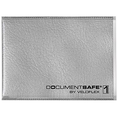 VELOFLEX Étui pour documents de voyage 90 x 63 mm gris Pour 1 carte avec puce RFID/NFC, en PP spécial, convient pour cartes de crédit, cartes d'identité et cartes VELOFLEX Étui pour documents de voyage 90 x 63 mm gris Pour 1 carte avec puce RFID/NFC, en PP spécial, convient pour cartes de crédit, cartes d'identité et cartes