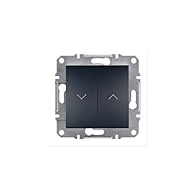 Mécanisme de Persiana Antracite Schneider Electric - Encastrement, 10 AX, IP20 Mécanisme de Persiana Antracite Schneider Electric - Encastrement, 10 AX, IP20