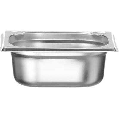 HENDI Bac Gastronorme, GN 1/6, résistance thermique -40 °C à 300 °C, utilisable dans des fours à convection, des réfrigérateurs, des bain-maries, des chafing dishes, 1L, 176x162x(H)65mm, inox HENDI Bac Gastronorme, GN 1/6, résistance thermique -40 °C à 300 °C, utilisable dans des fours à convection, des réfrigérateurs, des bain-maries, des chafing dishes, 1L, 176x162x(H)65mm, inox