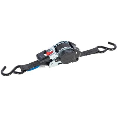 Kerbl Works Sangle D'Arrimage Automatique, 1 Pièce, 25 Mm/3 M 300/600 Kg, Crochet En S, Noir Kerbl Works Sangle D'Arrimage Automatique, 1 Pièce, 25 Mm/3 M 300/600 Kg, Crochet En S, Noir