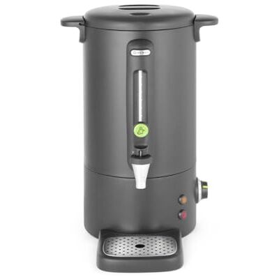 HENDI Distributeur à boissons chaudes design by Bronwasser, simple paroi, pour vin chaud et eau bouillante (pas pour chocolat chaud),~100°C, 9L, 230V, 950W, 307x330x(H)450mm, noir mat, inox, PP HENDI Distributeur à boissons chaudes design by Bronwasser, simple paroi, pour vin chaud et eau bouillante (pas pour chocolat chaud),~100°C, 9L, 230V, 950W, 307x330x(H)450mm, noir mat, inox, PP