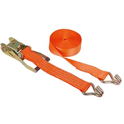Kerbl 37160 Sangle à cliquet 2 pièces 50 mm/15 m Force de traction 4000 kg Kerbl 37160 Sangle à cliquet 2 pièces 50 mm/15 m Force de traction 4000 kg