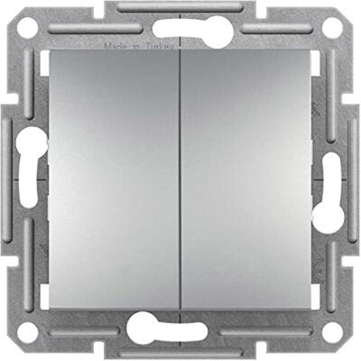 Schneider Electric EPH0600161 Double commutateur aluminium Schneider Electric EPH0600161 Double commutateur aluminium