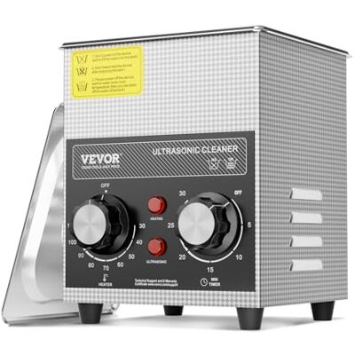 VEVOR Nettoyeur à Ultrasons 2L avec Minuterie Chauffante Panier, Machine Numérique à Cavitation Sonique, Nettoyeur Ultrasons 60W pour Instruments de Montre, Lunettes, Pièces de Monnaie, Outils VEVOR Nettoyeur à Ultrasons 2L avec Minuterie Chauffante Panier, Machine Numérique à Cavitation Sonique, Nettoyeur Ultrasons 60W pour Instruments de Montre, Lunettes, Pièces de Monnaie, Outils