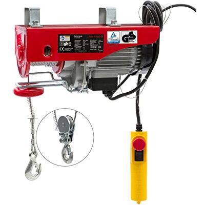 Arebos Treuil Palan électrique 300/600 kg 1000W Treuil Palan à Chaine à Levier Treuil palan à Ascenseur levage pour avec Télécommande, pour Chariot Élévateur, Entrepôts, Chantiers Arebos Treuil Palan électrique 300/600 kg 1000W Treuil Palan à Chaine à Levier Treuil palan à Ascenseur levage pour avec Télécommande, pour Chariot Élévateur, Entrepôts, Chantiers