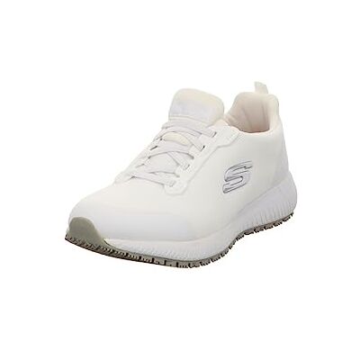 Skechers Squad Sr Femme Baskets, Tricot plat blanc, 41 EU Skechers Squad Sr Femme Baskets, Tricot plat blanc, 41 EU