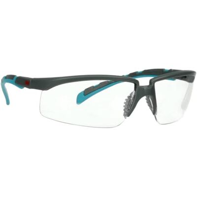 Solus 3M 93233 Lunettes de sécurité 2000 verres transparents anti-gras S2001Af, bleu Solus 3M 93233 Lunettes de sécurité 2000 verres transparents anti-gras S2001Af, bleu