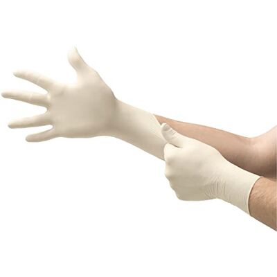 Ansell TouchNTuff 69-318 Gants Jetables en Latex, Fins et Non Poudrés, Doigts Renforcés et Adhérisés, Protection Multiusage, Alimentaire, Chimique et Mécanique, Blanc, Taille XS (100 Gants) Ansell TouchNTuff 69-318 Gants Jetables en Latex, Fins et Non Poudrés, Doigts Renforcés et Adhérisés, Protection Multiusage, Alimentaire, Chimique et Mécanique, Blanc, Taille XS (100 Gants)