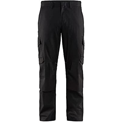 BLÅKLÄDER Blaklader 144818329900C50 Industrie Pantalon de travail stretch avec poches genouillères Noir Taille C50 BLÅKLÄDER Blaklader 144818329900C50 Industrie Pantalon de travail stretch avec poches genouillères Noir Taille C50