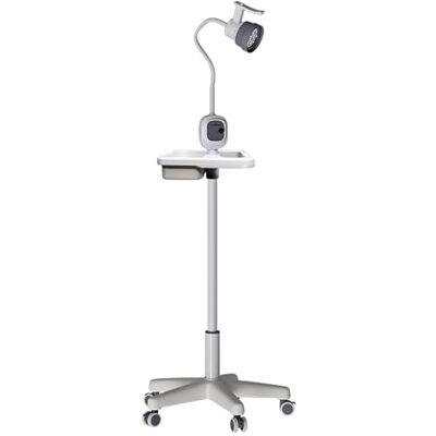 DYUNCZ Lampe D'examen Chirurgical à Led, 7 Trous Lampe D'examen Médical avec Base Mobile et Boîtier à Poignée, Variateur D'intensité Réglable par Bouton, pour Hôpitaux, Cliniques DYUNCZ Lampe D'examen Chirurgical à Led, 7 Trous Lampe D'examen Médical avec Base Mobile et Boîtier à Poignée, Variateur D'intensité Réglable par Bouton, pour Hôpitaux, Cliniques