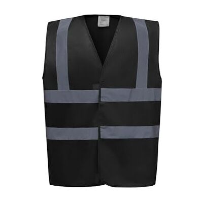 YOKO Gilet haute visibilité pour homme Yk001/Hvw100 avec 2 bandes et bretelles YOKO Gilet haute visibilité pour homme Yk001/Hvw100 avec 2 bandes et bretelles