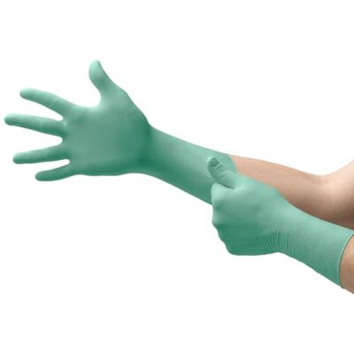 Ansell NeoTouch 25-101 Gants en néoprène, procédé agroalimentaire, Vert, Taille 6.5-7 (Boîte de 100 gants) Ansell NeoTouch 25-101 Gants en néoprène, procédé agroalimentaire, Vert, Taille 6.5-7 (Boîte de 100 gants)
