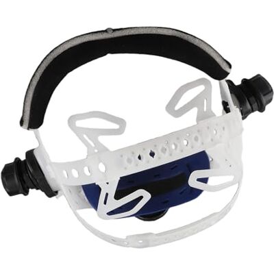 Jectse Couvre-chef de remplacement, masque de soudage, bandeau réglable pour accessoires de casque de soudage à obscurcissement automatique solaire, noir et blanc (blanc) Jectse Couvre-chef de remplacement, masque de soudage, bandeau réglable pour accessoires de casque de soudage à obscurcissement automatique solaire, noir et blanc (blanc)
