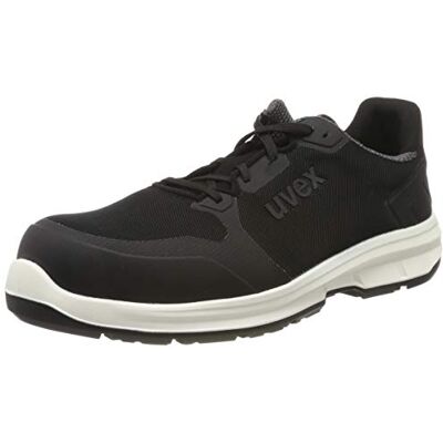 Uvex 1 Sport S3 ESD Chaussures de sécurité pour homme Chaussures de travail confortables et respirantes pour hommes Chaussures basses légères et ergonomiques en velours, noires, 37 EU Uvex 1 Sport S3 ESD Chaussures de sécurité pour homme Chaussures de travail confortables et respirantes pour hommes Chaussures basses légères et ergonomiques en velours, noires, 37 EU