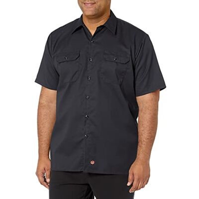 Red Kap Men's Standard Utility Uniform Shirt, Black, 4X-Large Red Kap Men's Standard Utility Uniform Shirt, Black, 4X-Large