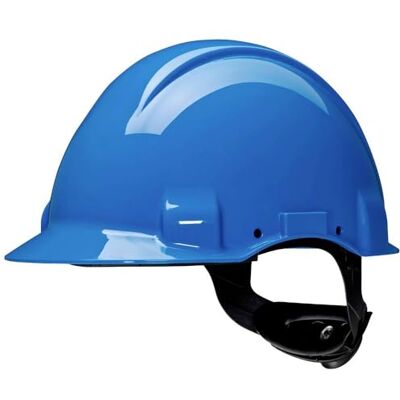 3M Uvicator G3001NUV-BB Casque de protection à cliquet non ventilé diélectrique 440 V Bandeau anti-transpiration en plastique Bleu 3M Uvicator G3001NUV-BB Casque de protection à cliquet non ventilé diélectrique 440 V Bandeau anti-transpiration en plastique Bleu