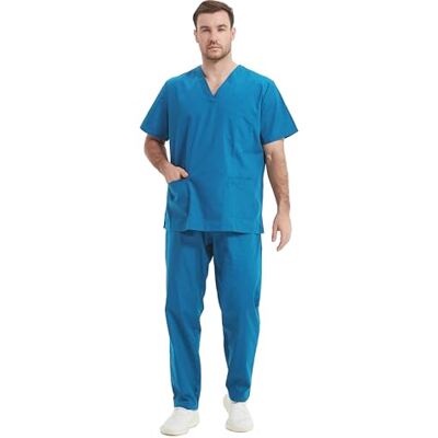 MISEMIYA Ensemble Uniformes Unisexe Blouse Uniforme Médical avec Haut et Pantalon Ref.6801-6802 XL, Turquesa 68 MISEMIYA Ensemble Uniformes Unisexe Blouse Uniforme Médical avec Haut et Pantalon Ref.6801-6802 XL, Turquesa 68