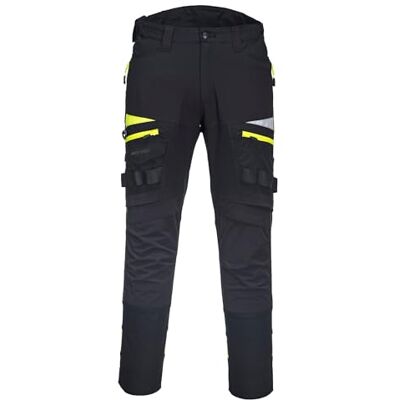 Portwest DX4 DX449BKR46 Pantalon de travail pour homme Noir Taille 46 Portwest DX4 DX449BKR46 Pantalon de travail pour homme Noir Taille 46