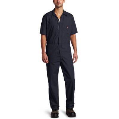 Dickies Combinaison de protection de travail pour homme, Bleu marine foncé, M Dickies Combinaison de protection de travail pour homme, Bleu marine foncé, M