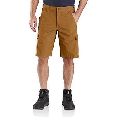 Carhartt Rugged Flex Relaxed Fit Ripstop Cargo Work Utility Short de travail pour homme, Marron , 38W Carhartt Rugged Flex Relaxed Fit Ripstop Cargo Work Utility Short de travail pour homme, Marron , 38W