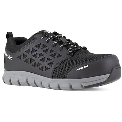 Reebok Baskets de sécurité basses noire en microfibres et nylon embout aluminium S1P SRC 39 Noir Reebok Baskets de sécurité basses noire en microfibres et nylon embout aluminium S1P SRC 39 Noir